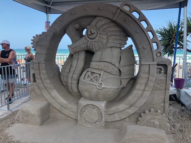 Sand sculpture by Sandstorm Events