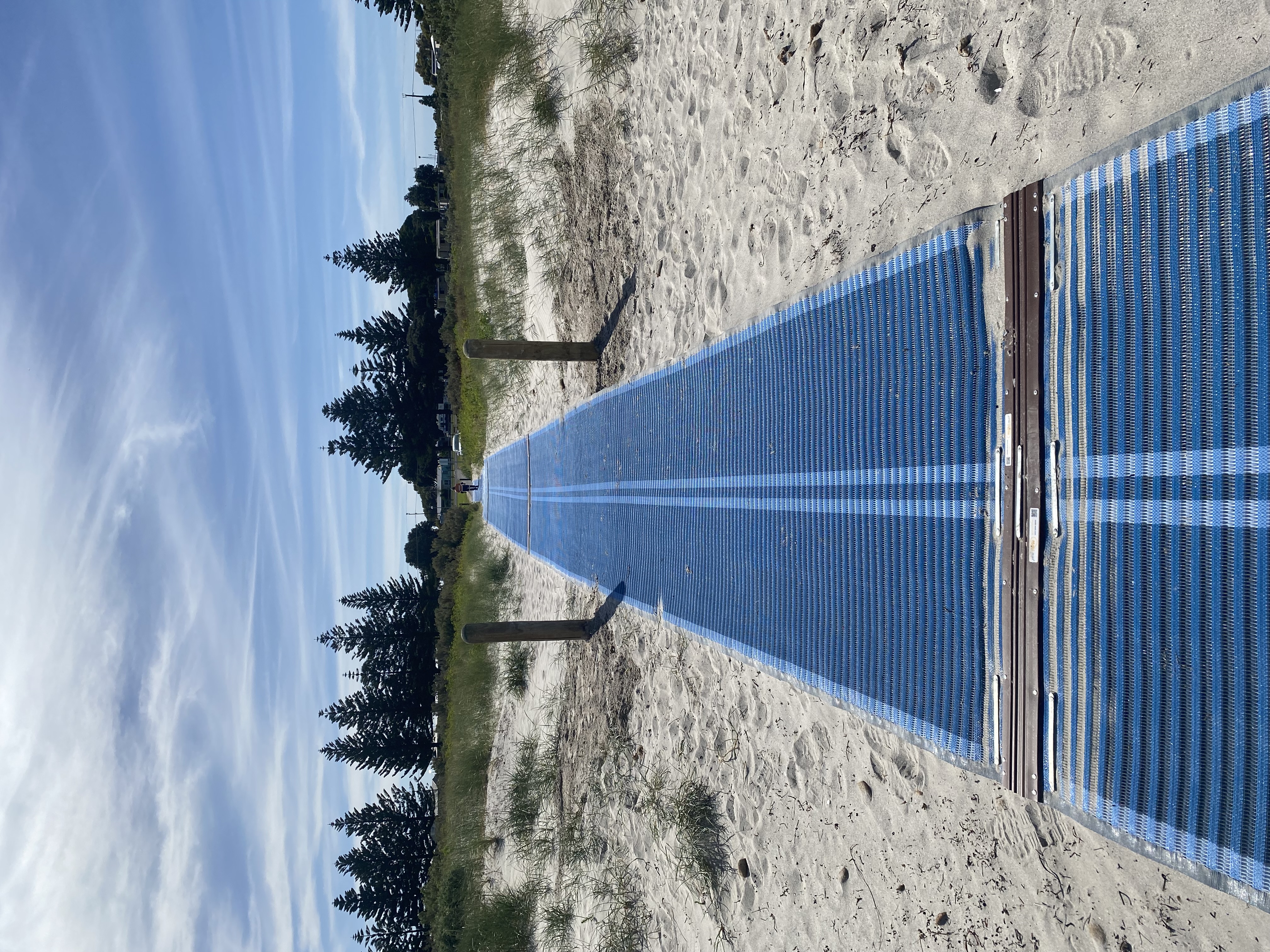 Beach Accessible Matting located on Marine Parade