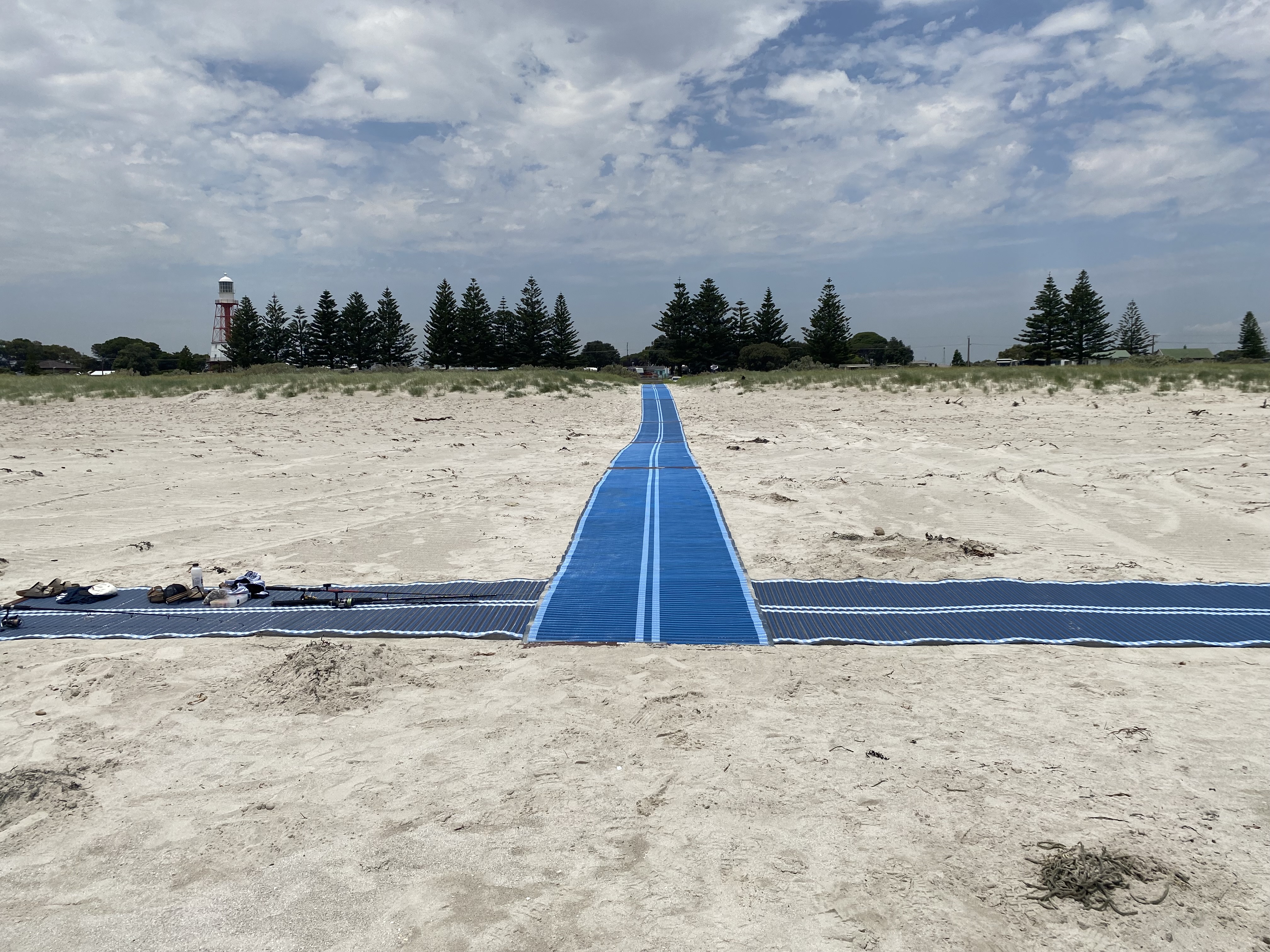 Beach Accessible Matting located on Marine Parade