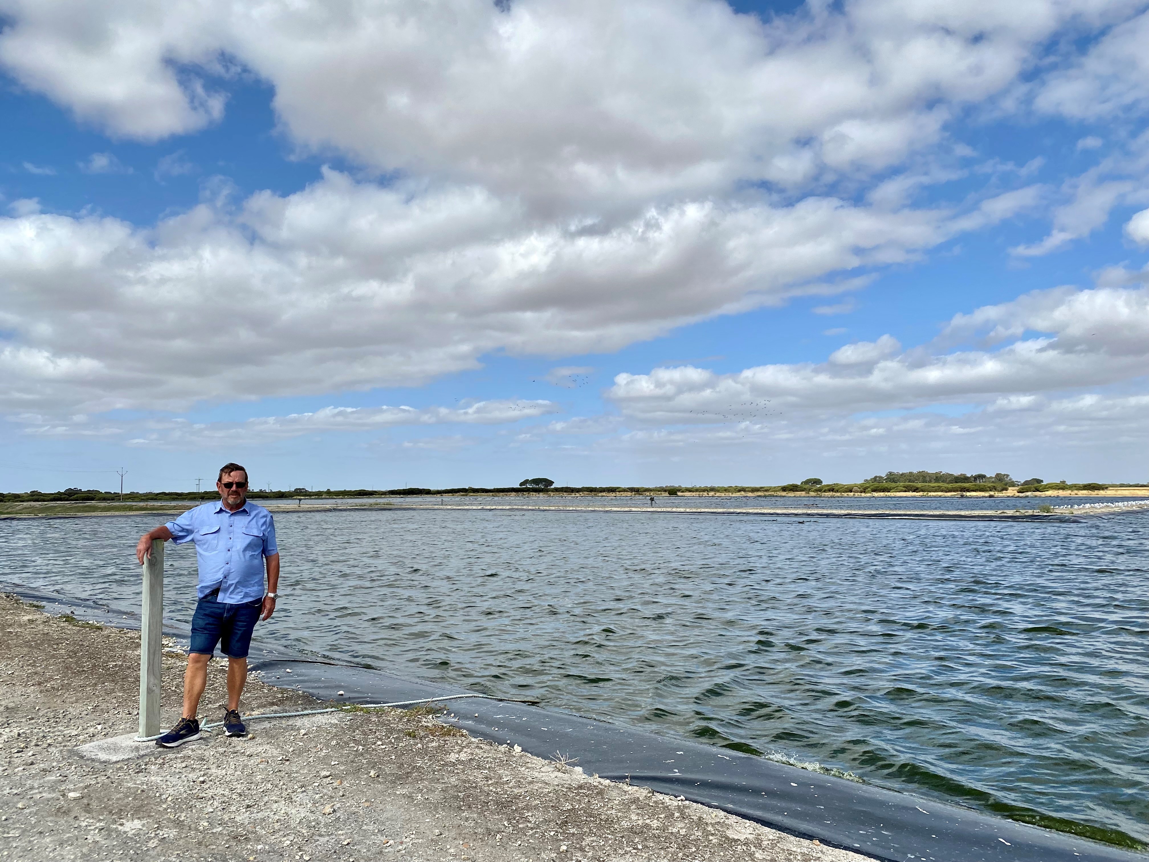 Mayor Jeff Pope pictured at CWMS treatment plant